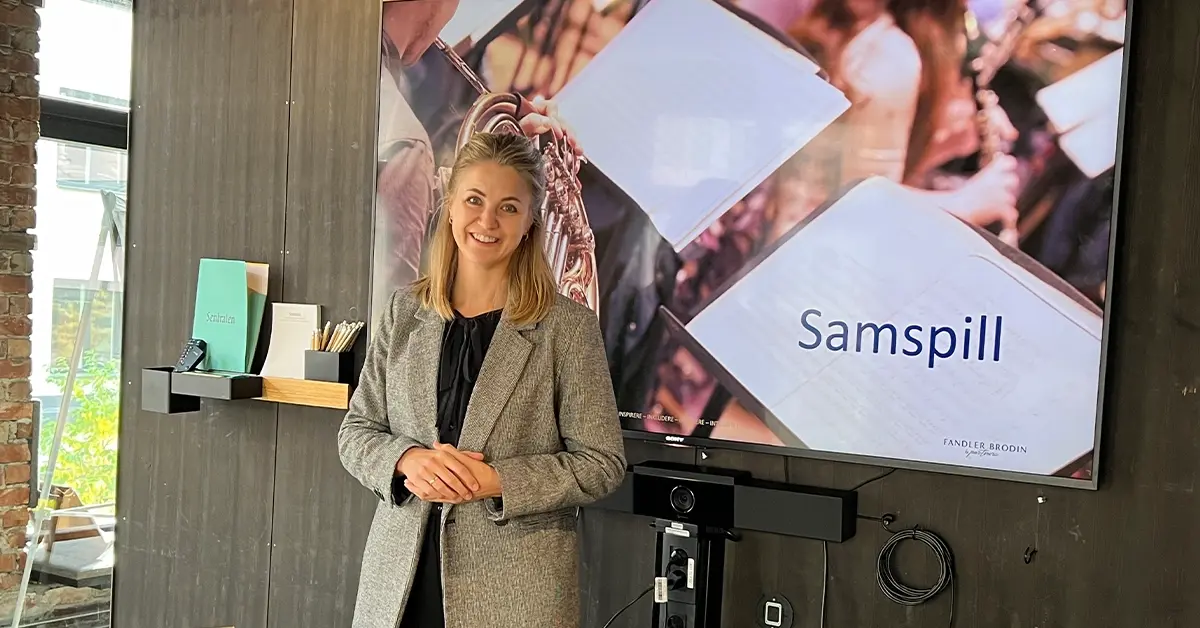 Lise presenterer